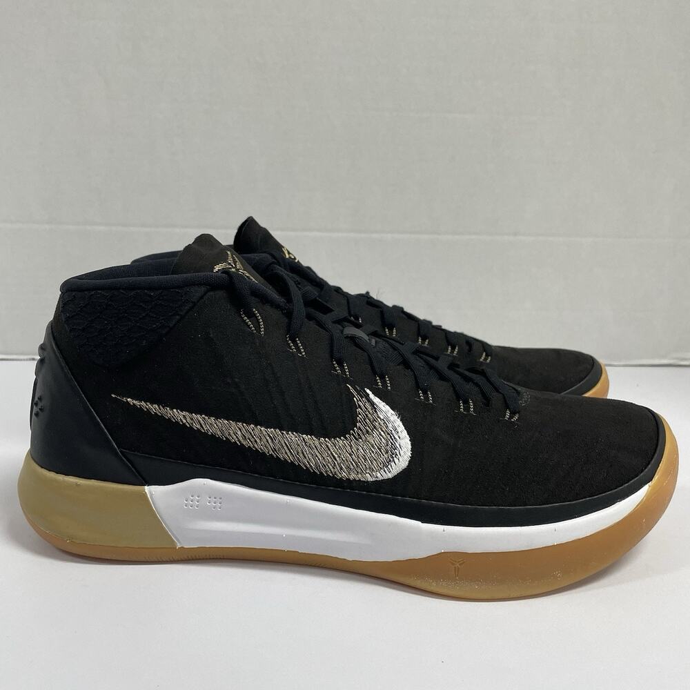 Nike Kobe AD Black Gum 922482 009 Size 10.5 Bryant Lakers Basketball Sneakers